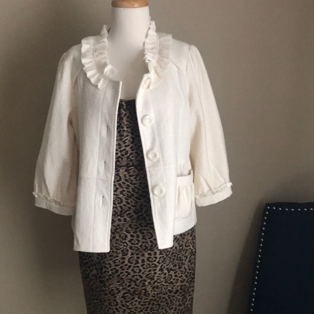 White romantic jacket.